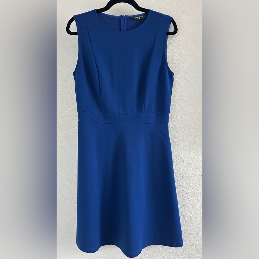 Allegra K Sleeveless Royal Blue Fit-and-Flare Mini Dress